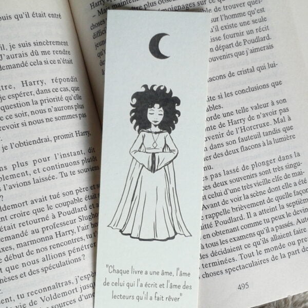 La Magicienne, marque-page illustré Lysiane Binet