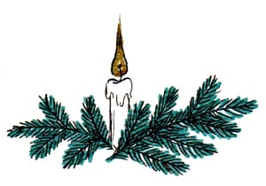 Marque-places de Noël à imprimer
