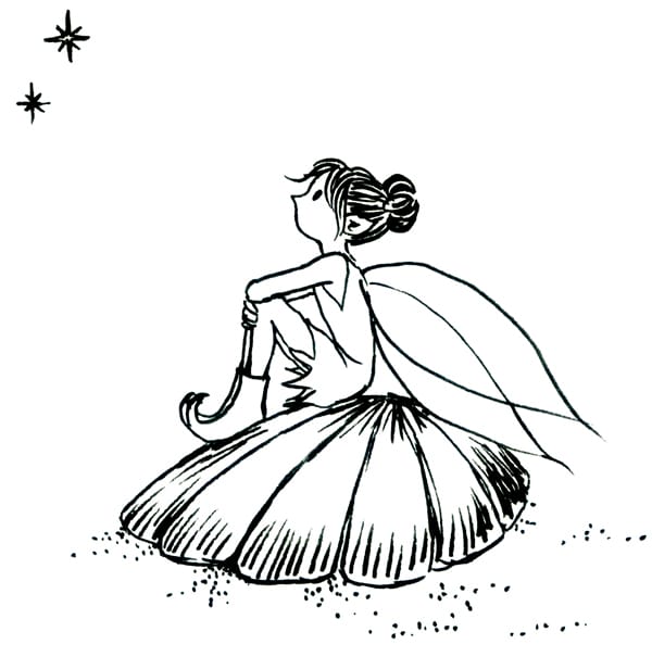 Fée et coquillage, calendrier mensuel perpétuel