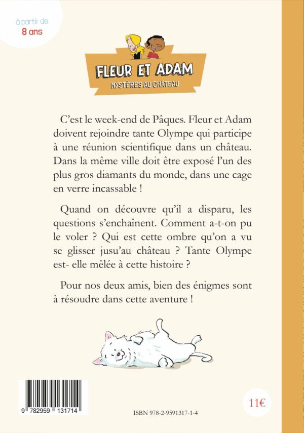 Les aventures de Fleur et Adam - Mystères au château, par Daniel Miles et Valentin Desfemmes
