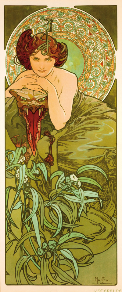 L'Emeraude, Alfons Mucha