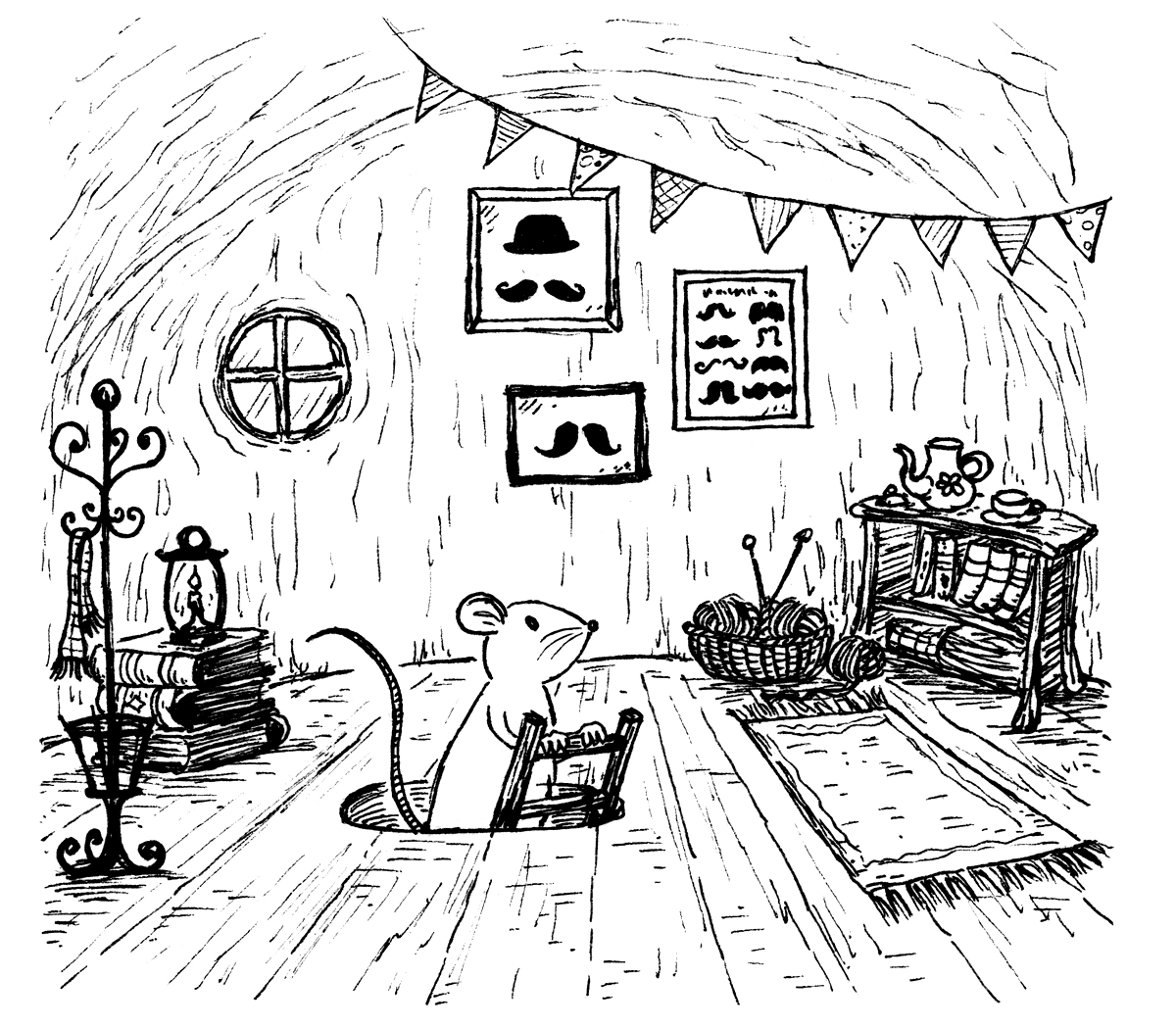 Moustache a disparu !