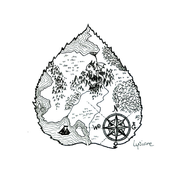 Inktober 2023 - Map, Lysiane Binet