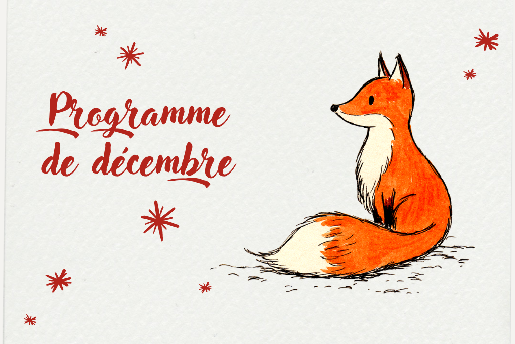Programmation décembre Lysiane Binet illustratrice