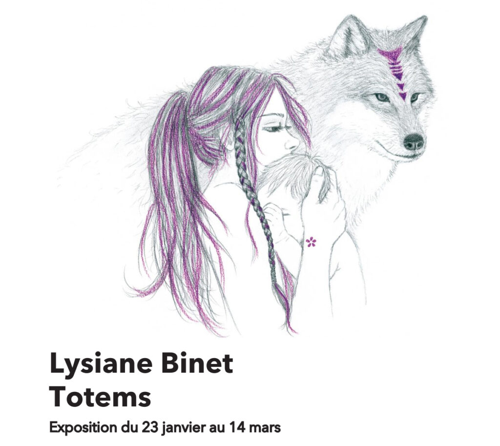 Expo Totems Lysiane Binet au cinéma Le Sénéchal à Guéret