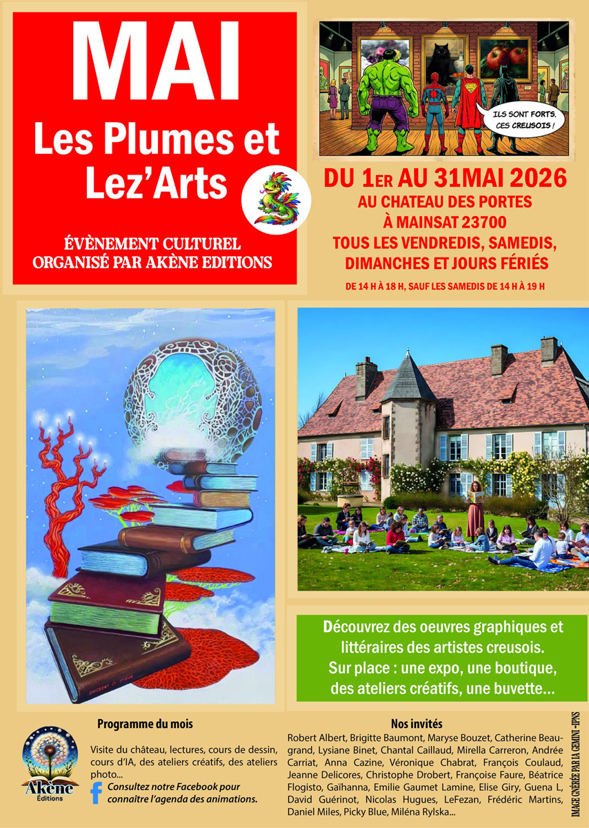 Les Plumes et Lez'Arts, Mainsat 2026