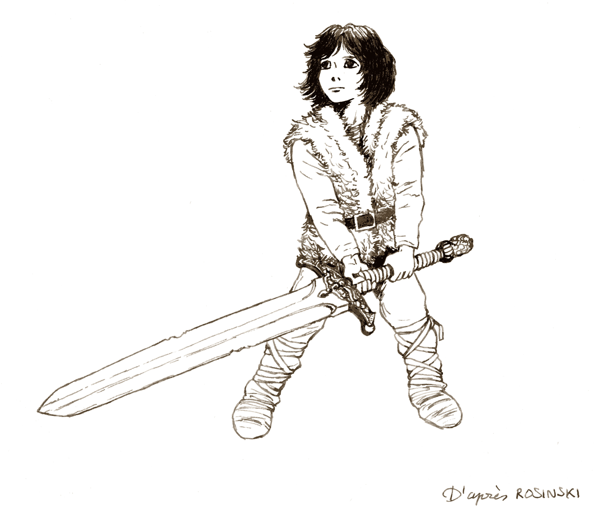 Thorgal par Lysiane Binet, 2005