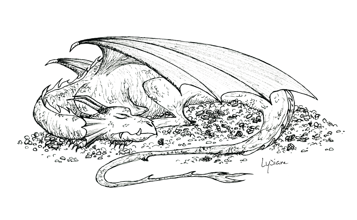 Le dragon sur son tas d'or, Lysiane Binet