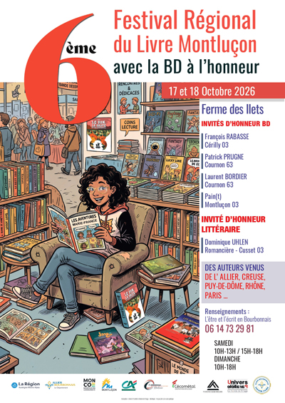 Festival régional du livre de Montluçon 2026