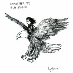 Jour 11 : Aigle Inktober 2022 - Eagle, Lysiane Binet