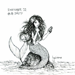 Inktober 2022 - Salty, Lysiane Binet