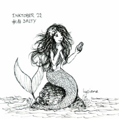 Jour 17 : Salé Inktober 2022 - Salty, Lysiane Binet