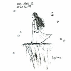 Jour 20 : Falaise Inktober 2022 - Bluff, Lysiane Binet