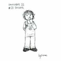 Jour 23 : Crotte de nez Inktober 2022 - Bogger, Lysiane Binet