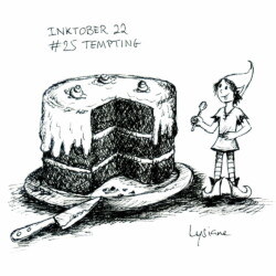 Inktober 2022 - Tempting, Lysiane Binet