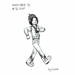 Inktober 2022 - Ego, Lysiane Binet