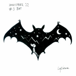 Inktober 2022 - Bat, Lysiane Binet