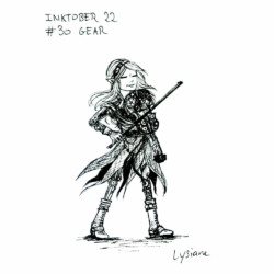 Inktober 2022 - Gear, Lysiane Binet