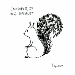 Inktober 2022 - Bouquet, Lysiane Binet