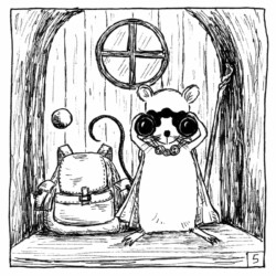 Inktober 2024 - Binoculars, Lysiane Binet