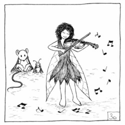 Inktober 2024 - Violin, Lysiane Binet