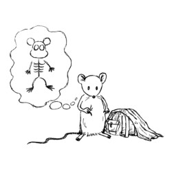 Inktober 2025 Jour 28 : Squelettique